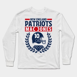 New England Patriots Mac Jones 10 American Football Long Sleeve T-Shirt